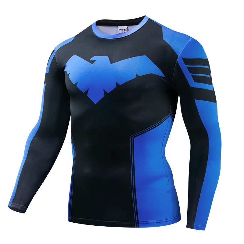 Mens Fashion Summer - T-shirts de compression, vêtements de sport,