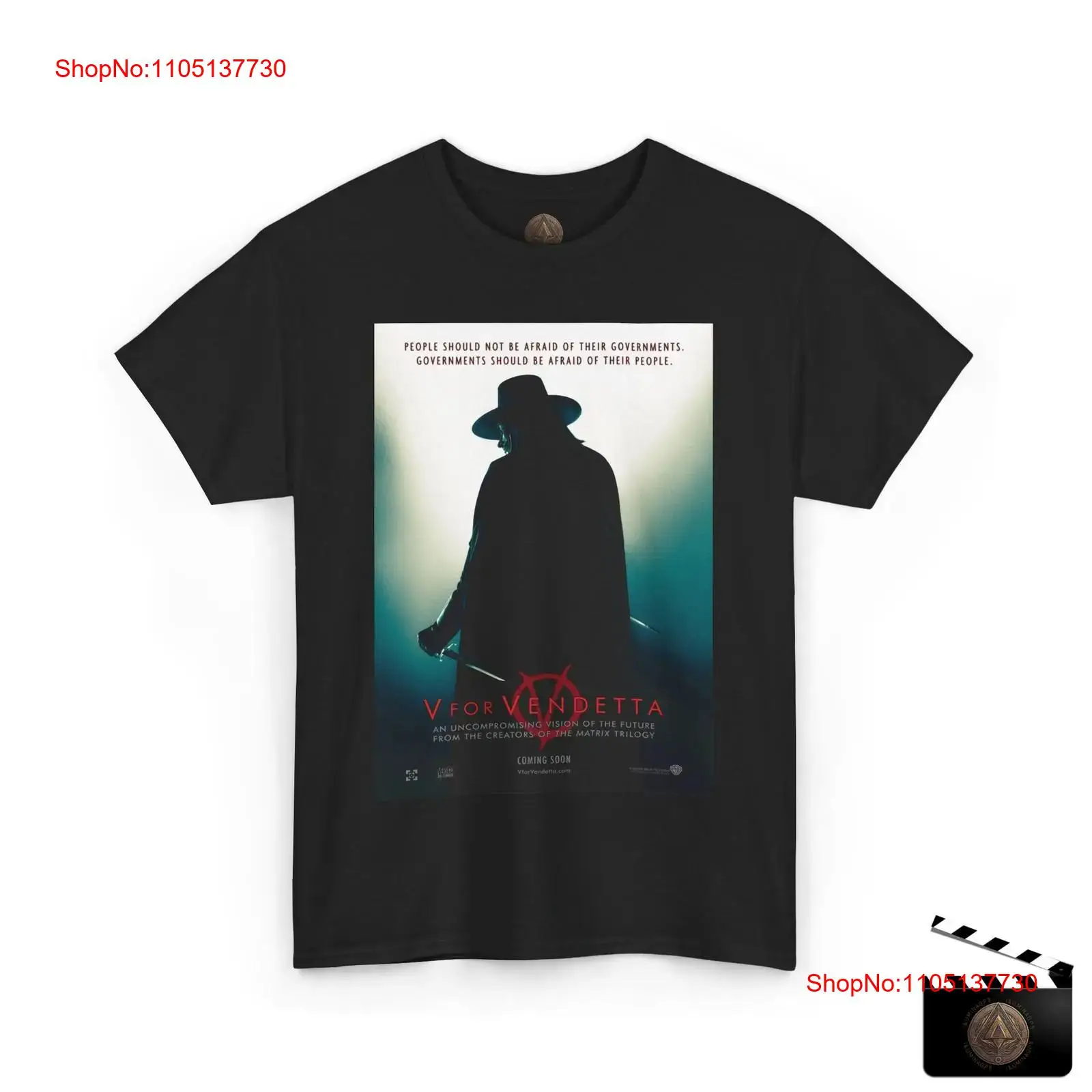 Poster Men Fashion - V pour Vendetta rétro affiche de