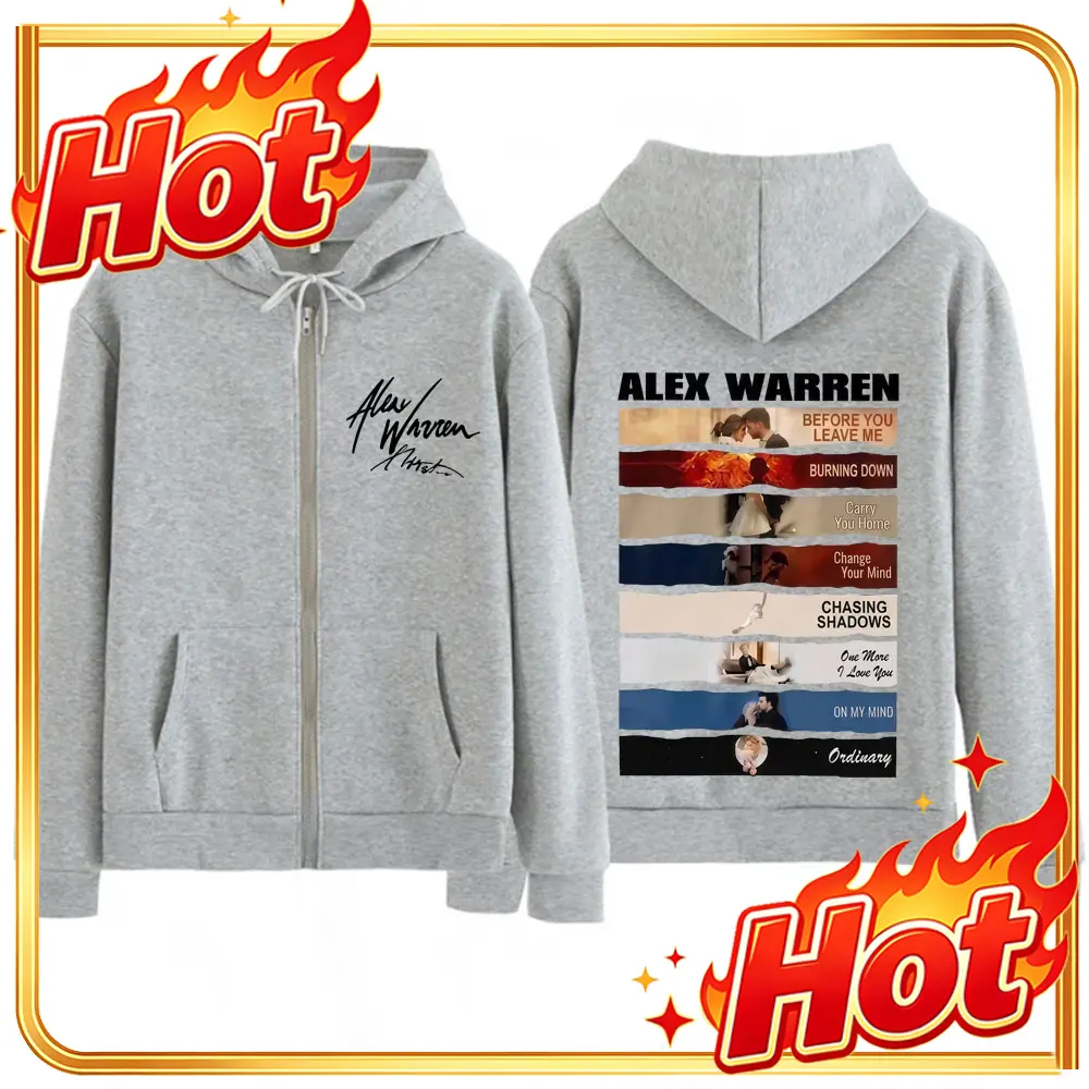 Sweat à capuche zippé imprimé  - Mens Fashion Zip Up Hoodies avis et prix