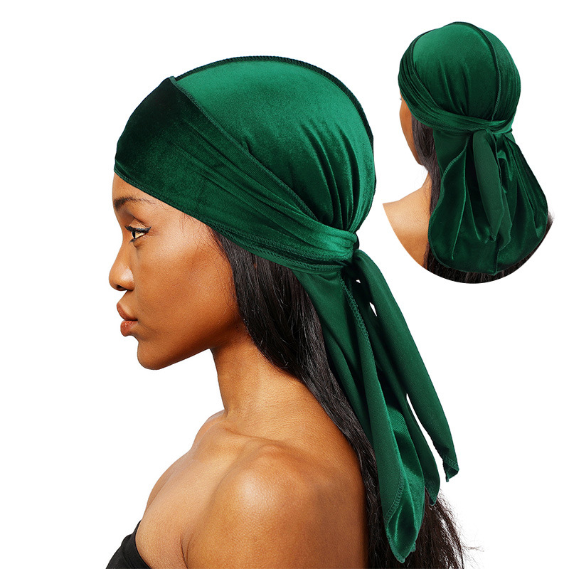 Bandana Durags en velours unis - Men'S Fashion With Hat avis et prix