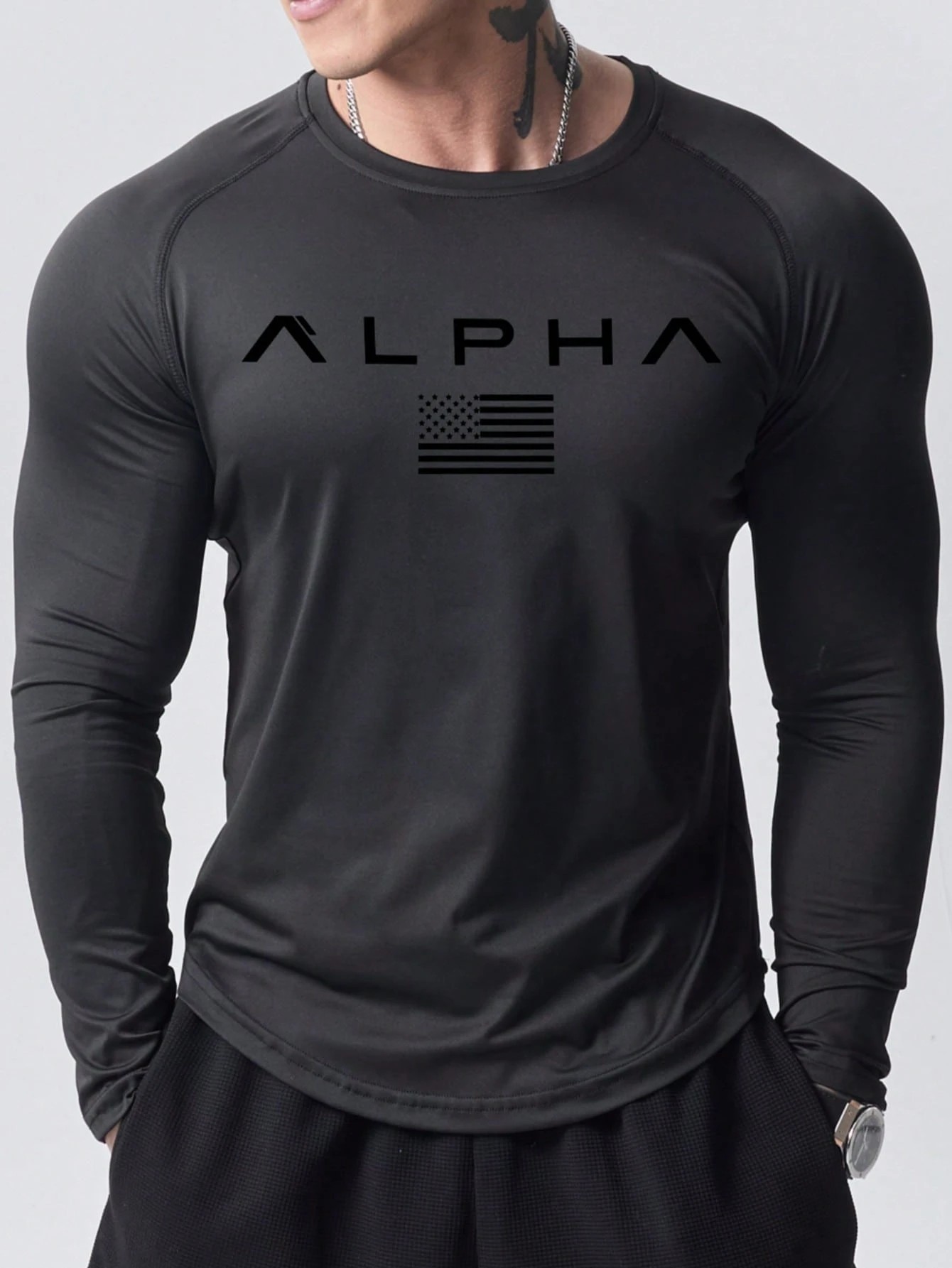Nouveau T-shirt à manches long - Mens Fashion Clothes avis et prix