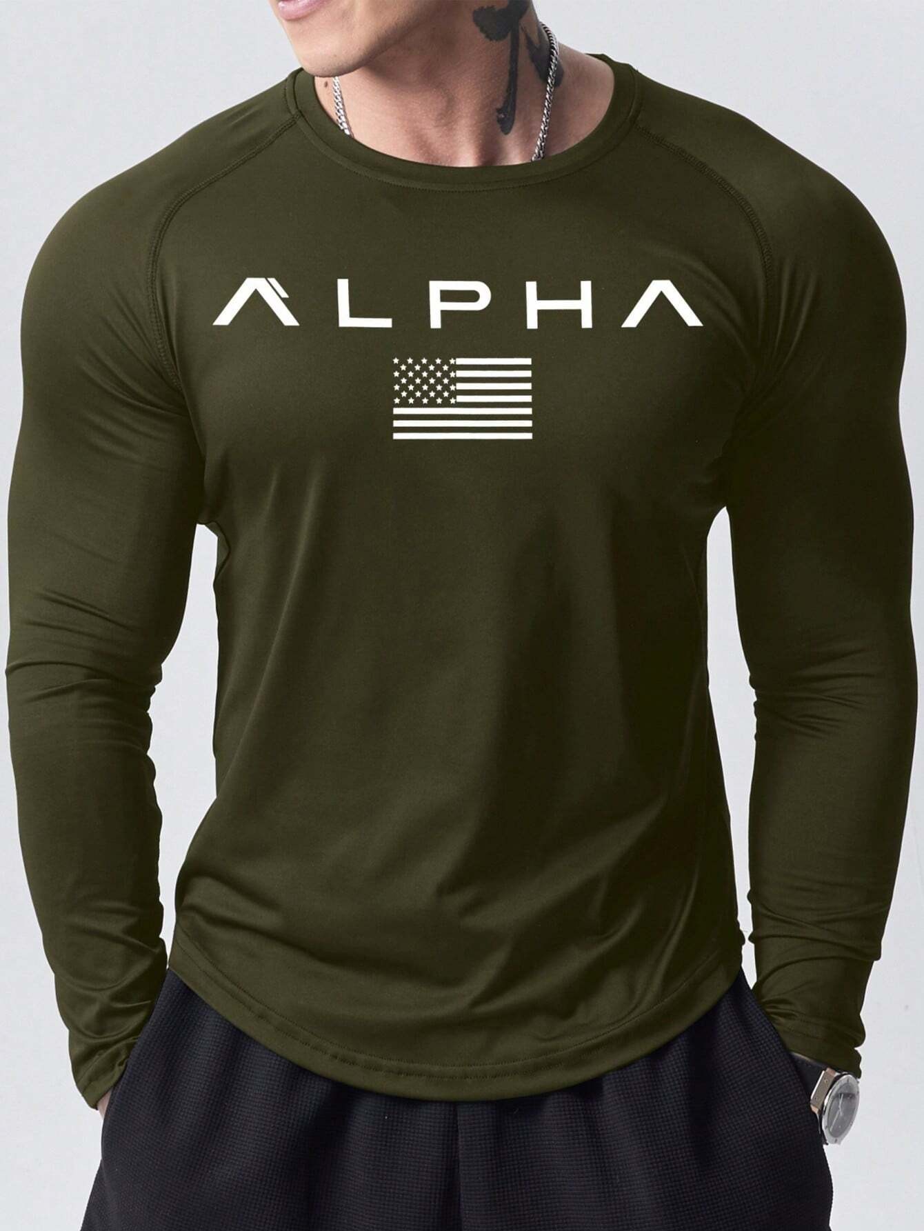 Nouveau T-shirt à manches long - Mens Fashion Clothes avis et prix