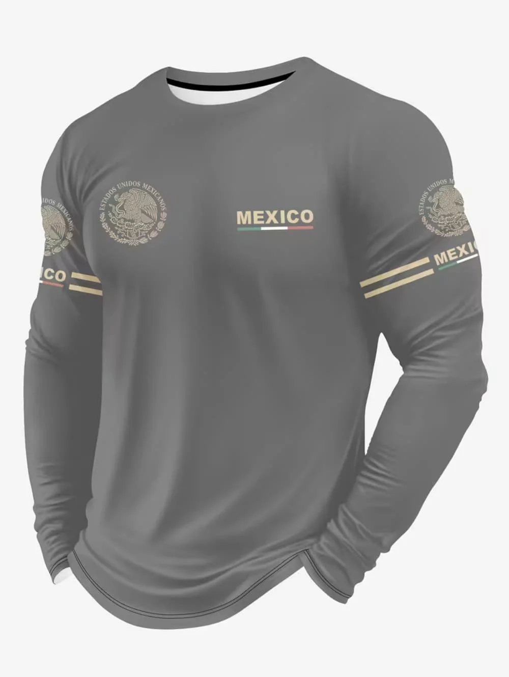 T-shirt imprimé aigle du Mexiq - Mens Fashion Clothes avis et prix