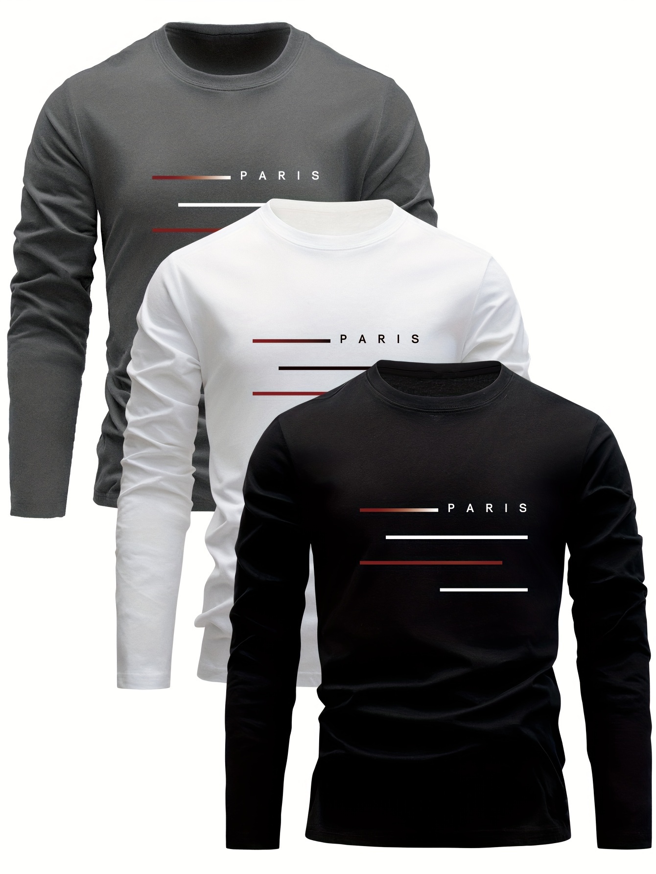 T-shirt décontracté polyvalent - Mens Fashion Summer avis et prix
